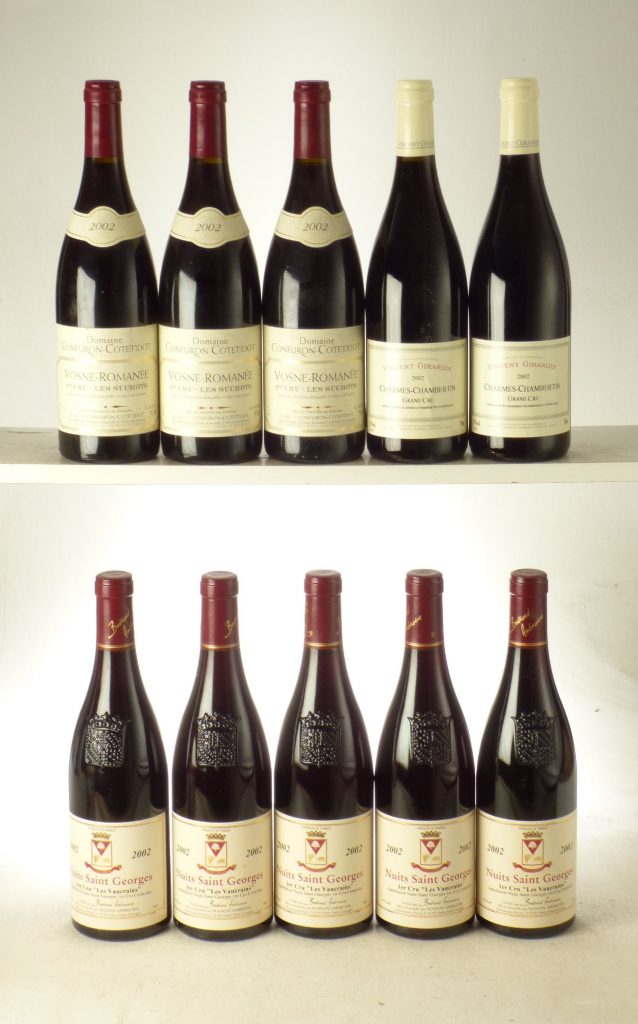 Mixed Burgundy Auction Lot - Bacchus Wine Auctions